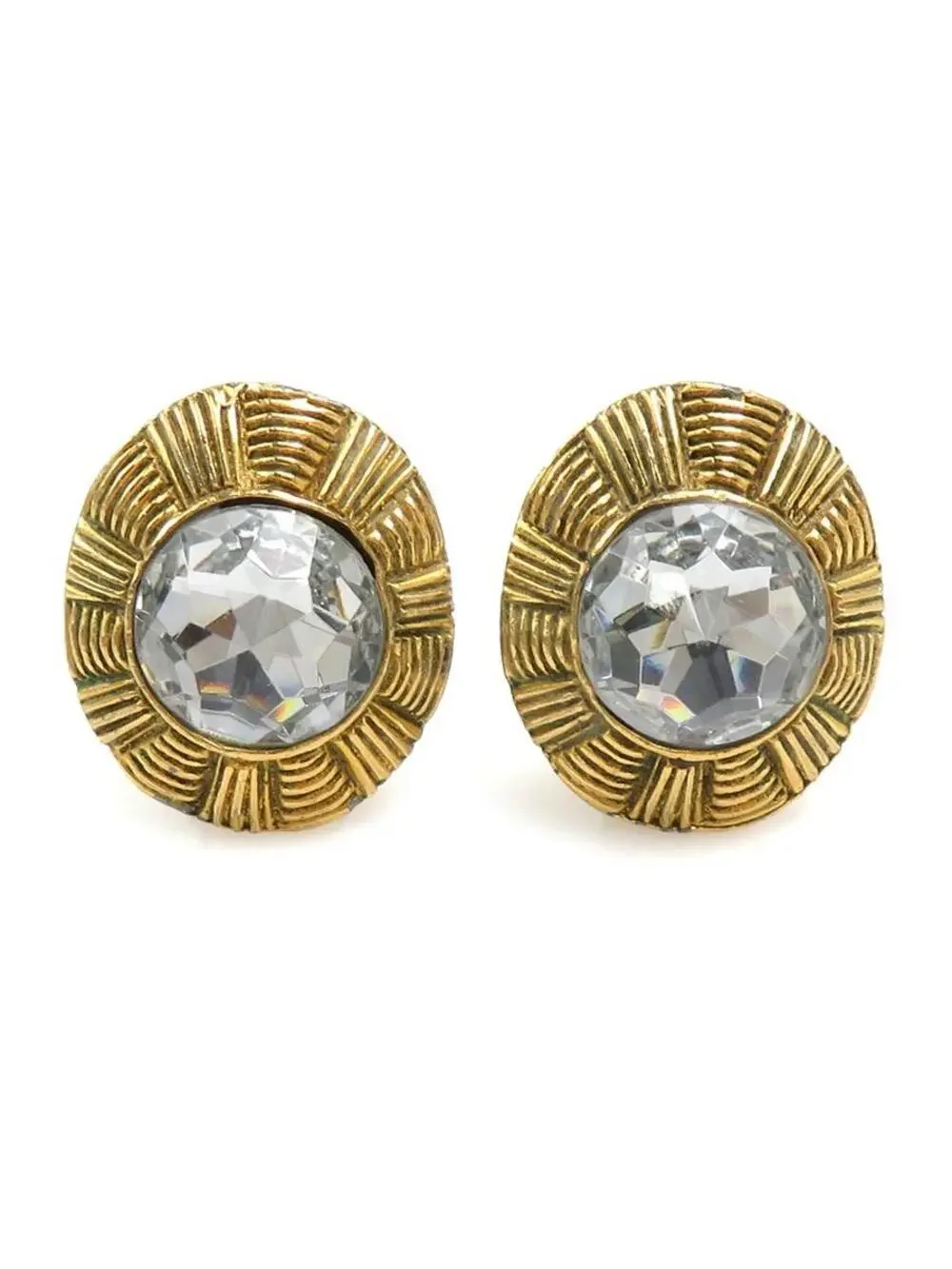 Auth Chanel Clip On Earrings #302843C17B